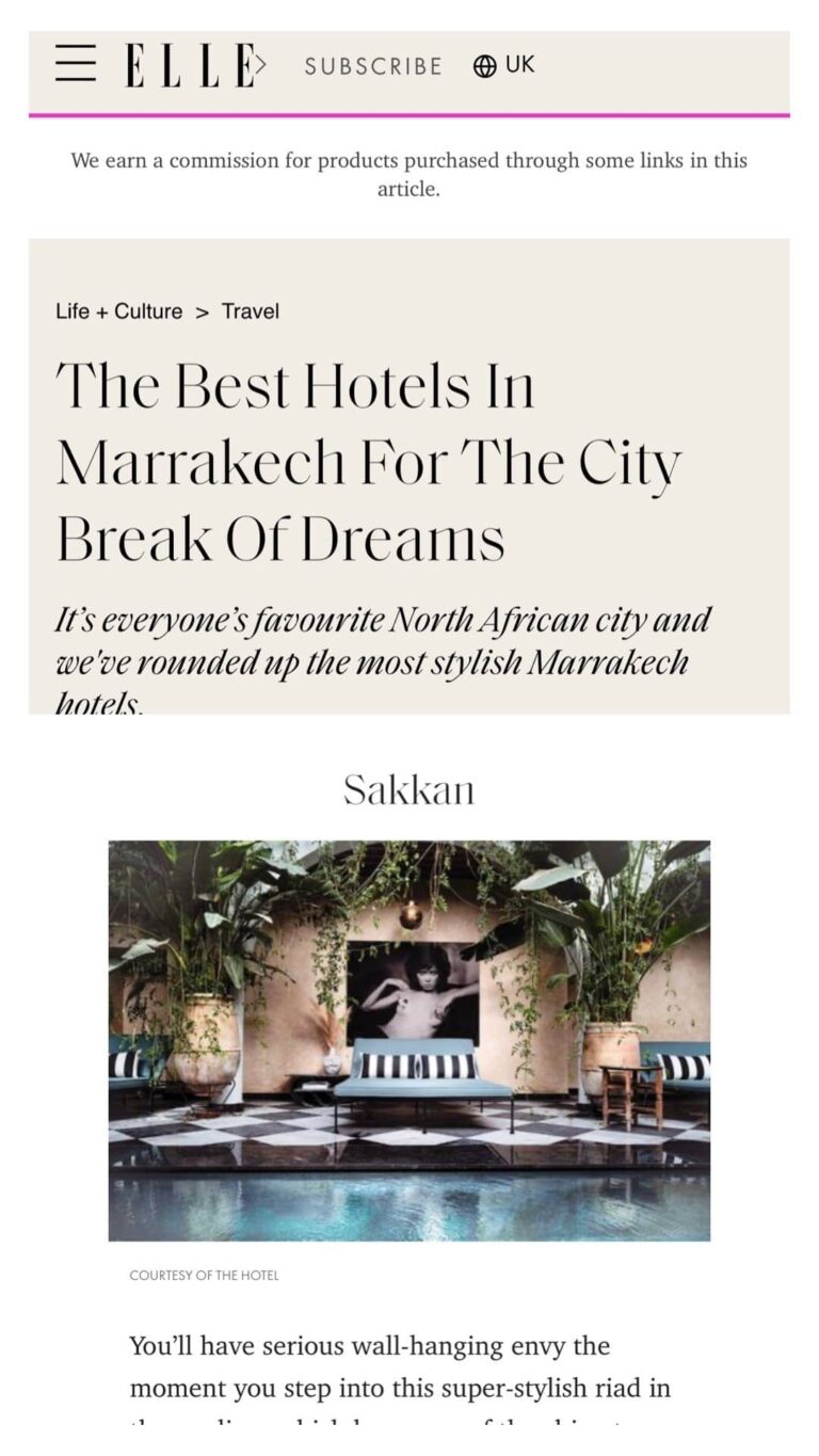 draftsRiad Sakkan Marrakech ELLE Magazine uk